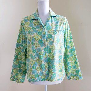 Grants Vintage Floral Pajama Sleep Shirt Size 36